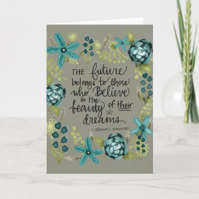 Carte Beauty of Their Dreams, Eleanor Roosevelt (Devant)