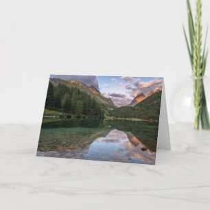 Carte Beaux Alpes de Suisse du lac Palpuogna