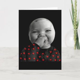 Carte Bébé Ai rigolant Tu jures Mème de la Saint-Valenti