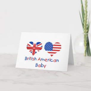 Carte Bébé américain britannique