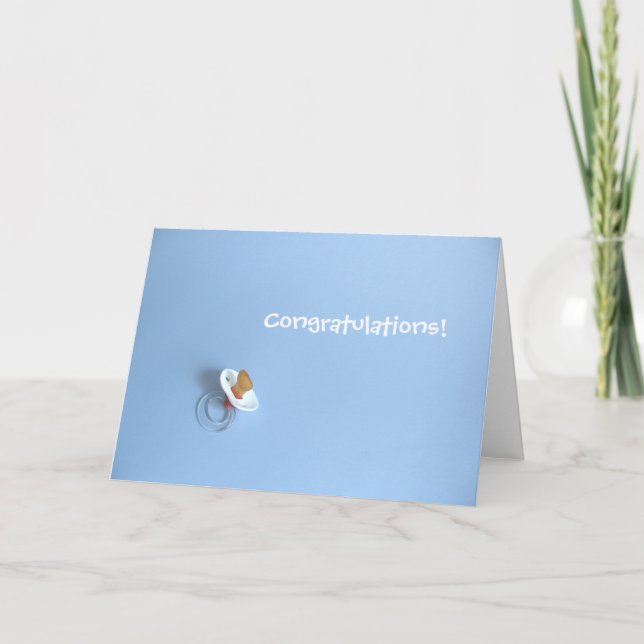Carte Bébé Congrats (Devant)