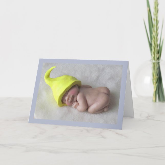 Carte Bébé d'argile dormant sur la tumeur, Casquette elf (Devant)