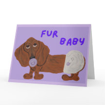 Bébé Fourrure Chien Teckel