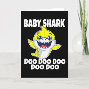Carte Bébé mignon requin Doo Doo Doo Doo