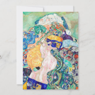Carte Bébé par Gustav Klimt Peinture