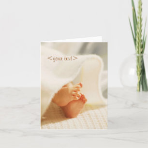 Carte bébé personnalisable