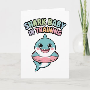 Carte Bébé requin en formation Enfants