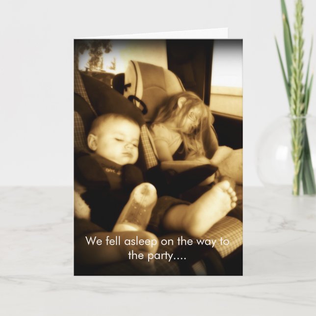 Carte Bébés d'anniversaire tardifs (Devant)