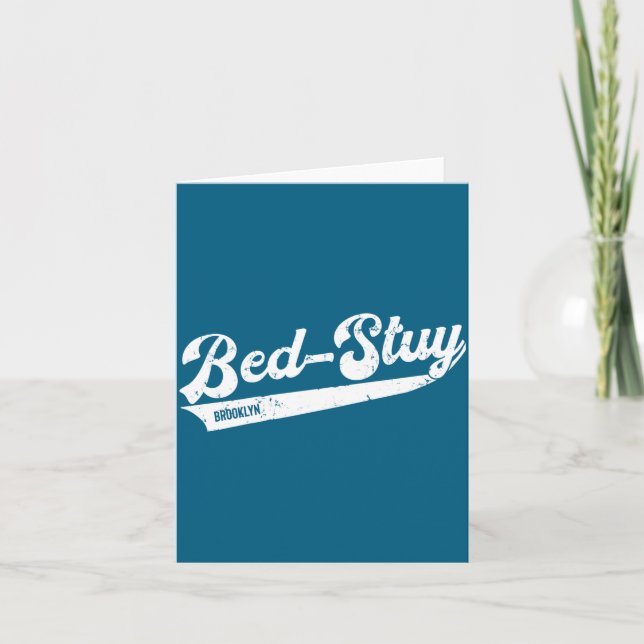 Carte Bedford Stuyvesant Bed Stuy Brooklyn New York City (Devant)
