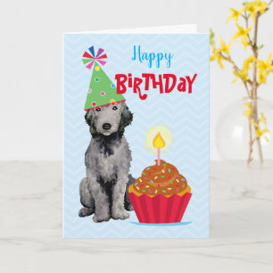 Carte Bedlington Terrier Cupcake
