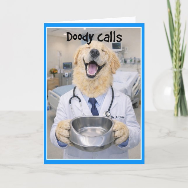 Carte Bedpan 1 Get Well Card  BPB-1 (Devant)