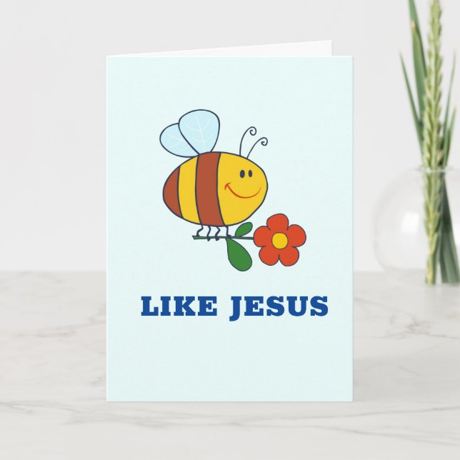 Carte Bee Like Jesus Card (Devant)