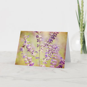 Carte Bee on Lavender Scripture Card 2 Corinthians 2:14