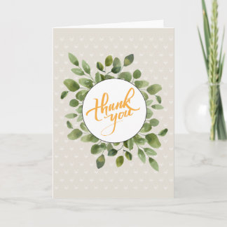 Carte Beeple Thank You Floral card