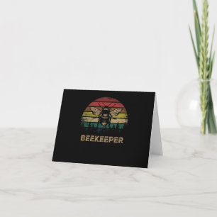 Carte Bees Retro Beekeeper Retro Bees