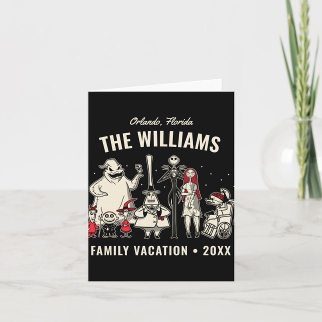 Carte Before Christmas Family Vacation  (Devant)