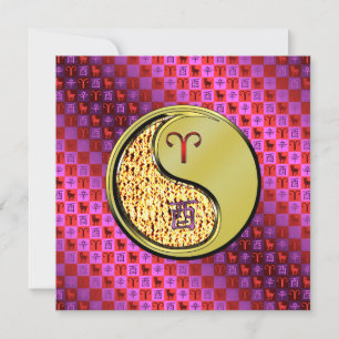 Carte Bélier & Coq de Métal