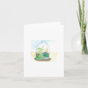 Carte Bell Jar Terrarium Blank