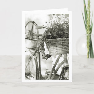 CARTE BELLE ANNIVERSAIRE DE VÉLOS ACCUEILLE MA MEILLEURE