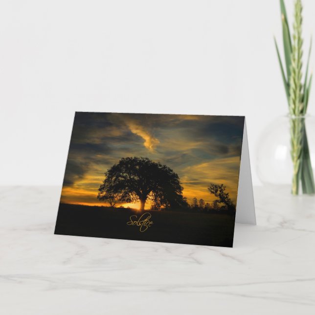 Carte Belle Chêne Solstice d'Été  (Devant)