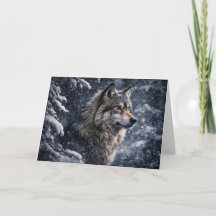 Belle fête du solstice d'hiver Yule loup