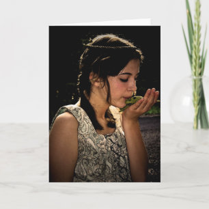 Carte Belle grenouille à conte fée Princess Greeting Car