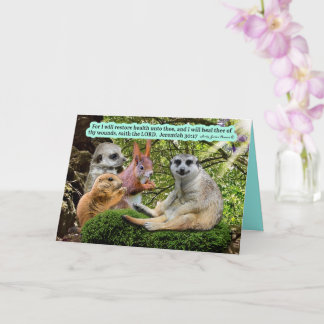 Carte Belle guérison par les Écritures Jérémie 30:17