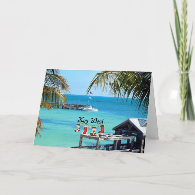 Carte Belle Key West Noël (Devant)