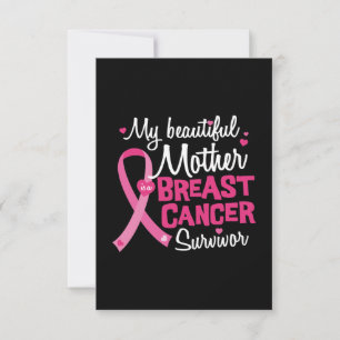 Carte Belle maman Mère Cancer du sein Survivant