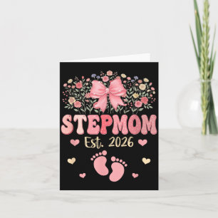 Carte Belle-mère est 2026 Fleurs Fête des mères en atten