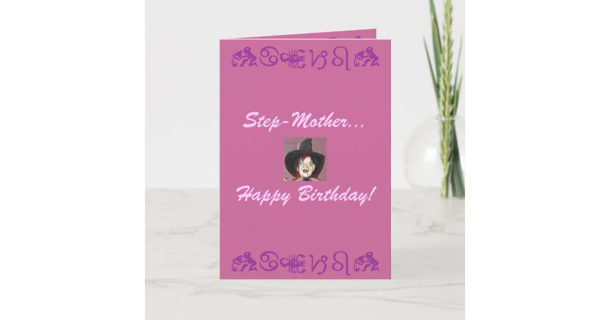 Carte Belle Mere Joyeux Anniversaire Zazzle Fr