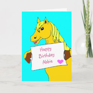 Carte Belle patine de dessin avec message Anniversaire