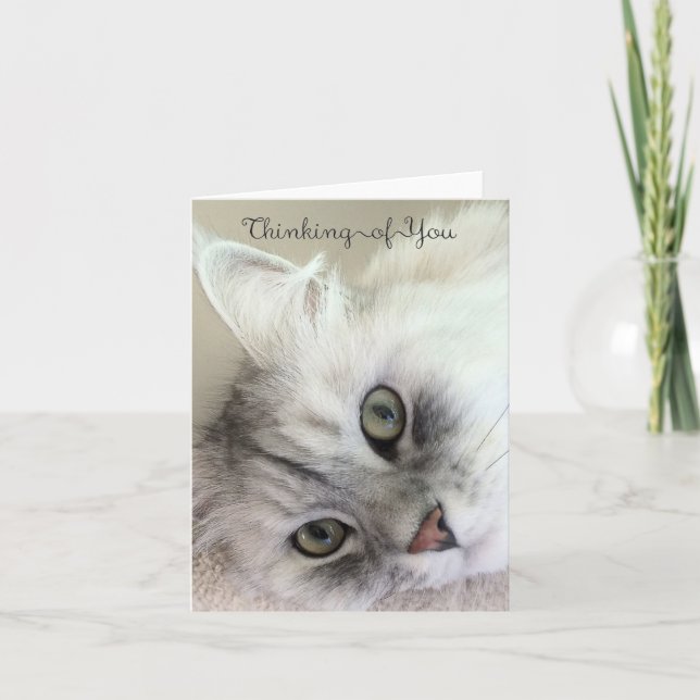 Carte Belle pensée à vous (carte vierge de note) (Devant)