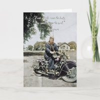 Belle photo de moto Vintage couleur