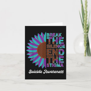Carte Belle sensibilisation à la prévention du suicide T