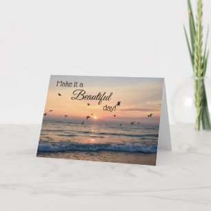 Carte Belle Sunrise Beach Day