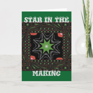 Carte Belle Whirling étoiles arrière - plan Imprimer vec