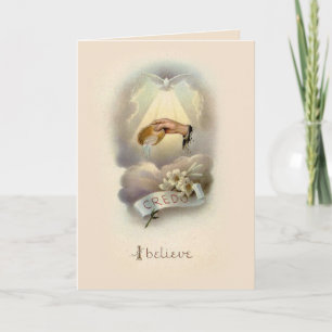 Carte Bénédiction baptismale avec Saint-Esprit