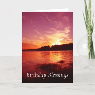 Carte Bénédiction d'anniversaire