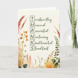 Carte Bénédiction de jour de reconnaissance du clergé Mo