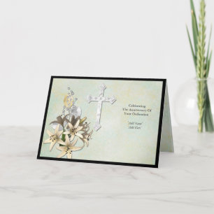 Carte Bénédiction de l'ordination   Anniversaire de l'or