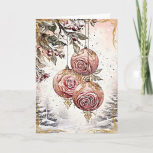 Carte Bénédiction de Yuletide radiante