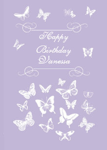 Cartes Vanessa D Anniversaire Zazzle Fr