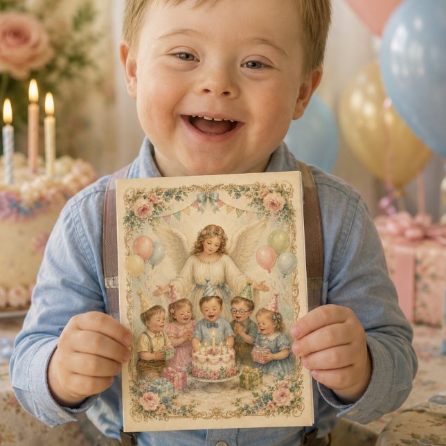 Carte Bénédictions d'anniversaire pour les enfants avec  (Créateur téléchargé)