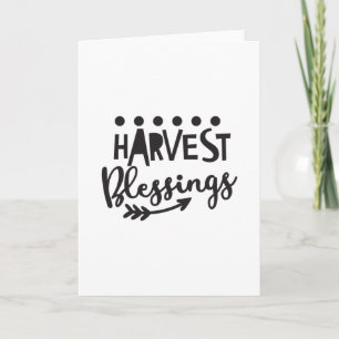 Carte Bénédictions de la récolte