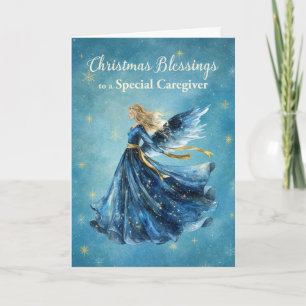 Carte Bénédictions de Noël pour l'ange de lumière soigna