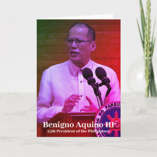 Carte Benigno Aquino III, 15ème Président des Philippine