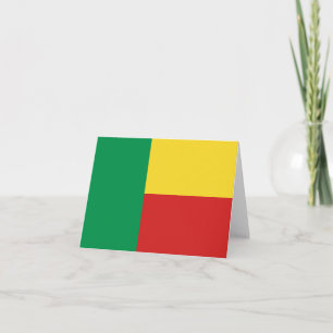 Carte Benin Drapeau