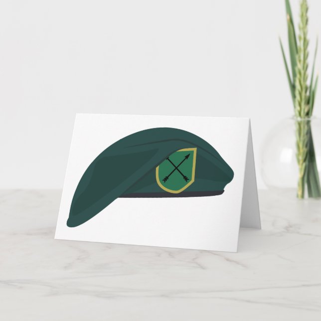 Carte Beret vert (Devant)