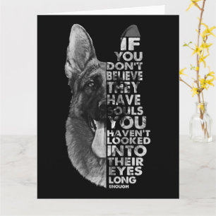 Carte Berger allemand Vous ne croyez pas qu'ils ont des